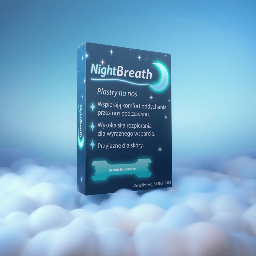 Opakowanie plastrów na nos Night Breath